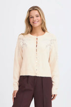 Kendra Cardigan, Oatmeal Melange