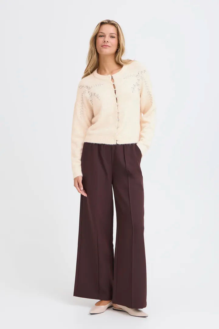 Kendra Cardigan, Oatmeal Melange