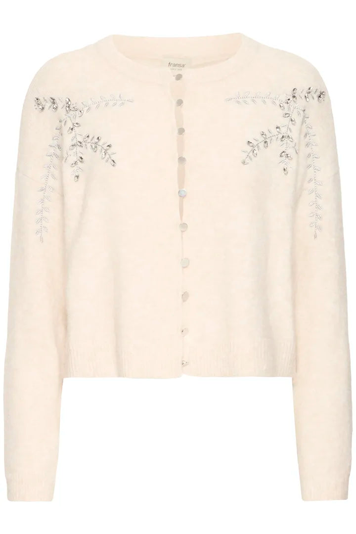 Kendra Cardigan, Oatmeal Melange