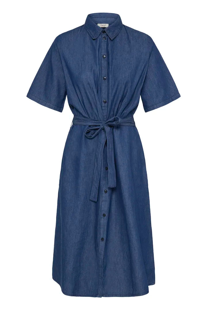 Larissa Dress, Mid Blue Denim