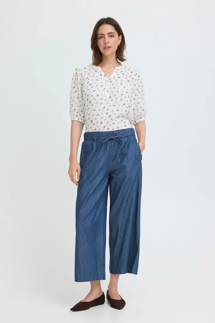 Larissa Trouser, Medium Blue Denim