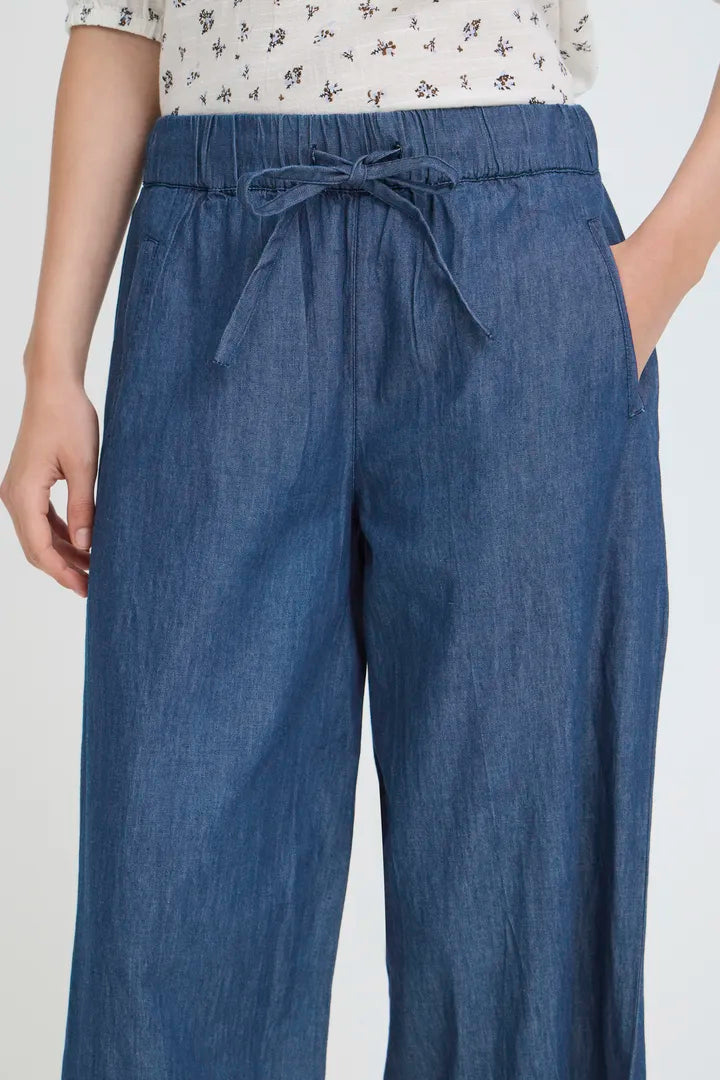 Larissa Trouser, Medium Blue Denim