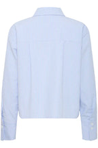 Rina Shirt, Heather Blue Stripe