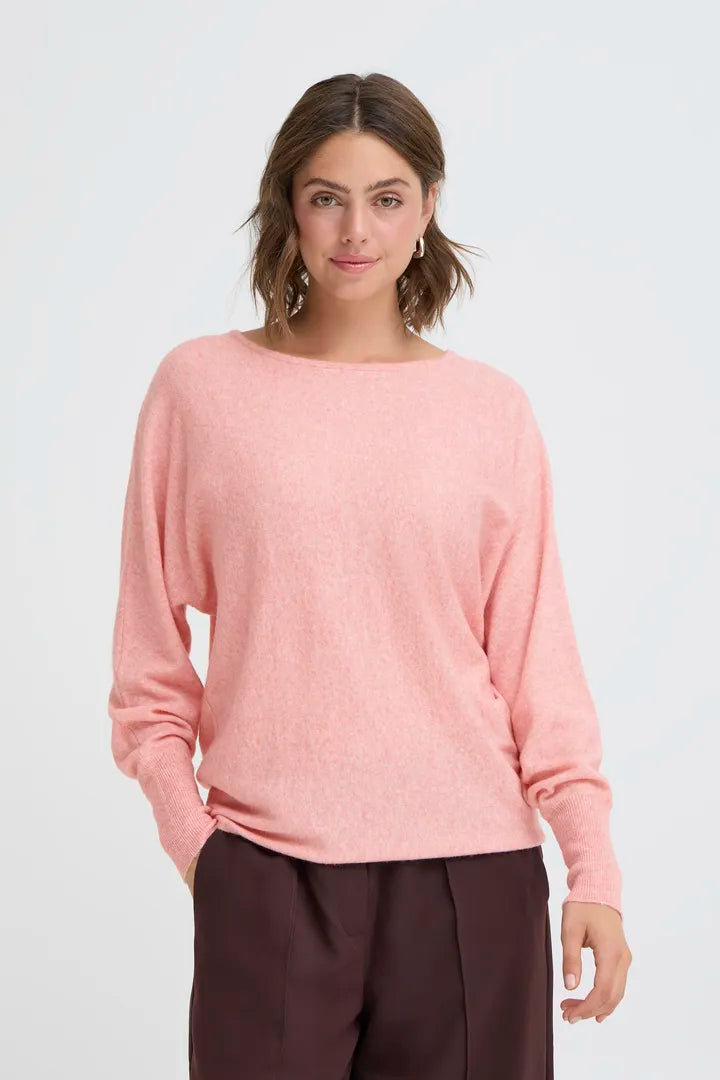Romina Pullover, Pale Mauve Melange