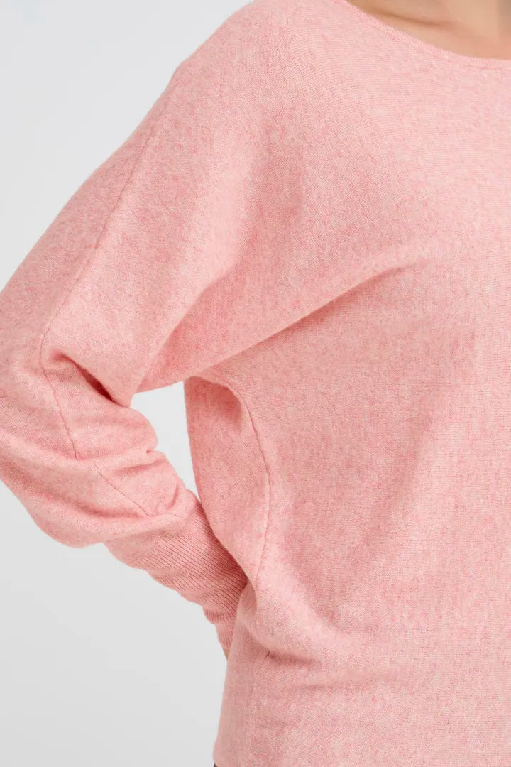 Romina Pullover, Pale Mauve Melange