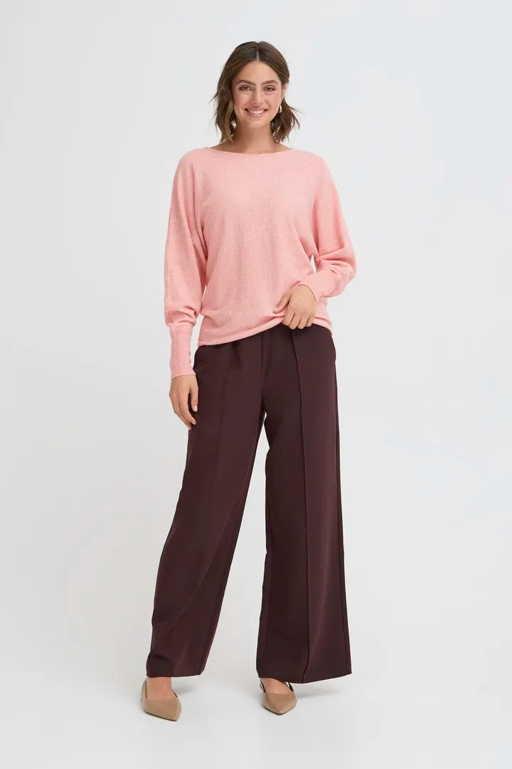 Romina Pullover, Pale Mauve Melange