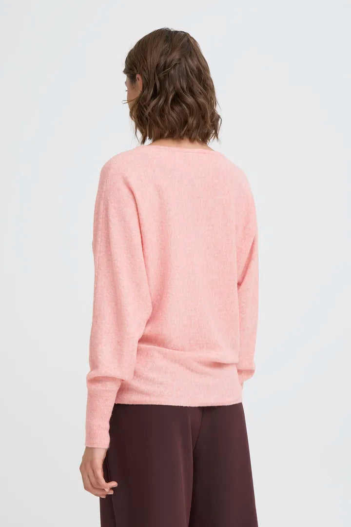 Romina Pullover, Pale Mauve Melange