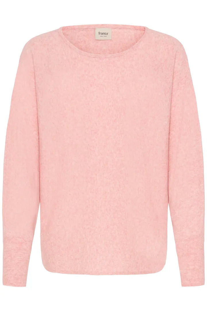 Romina Pullover, Pale Mauve Melange