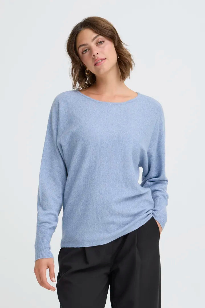Romina Pullover, Rain-Washed Melange