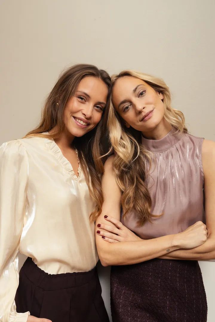 Yolanda Blouse, Oyster Grey