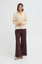 Yolanda Blouse, Oyster Grey
