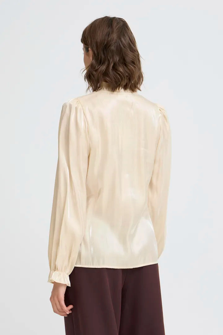 Yolanda Blouse, Oyster Grey