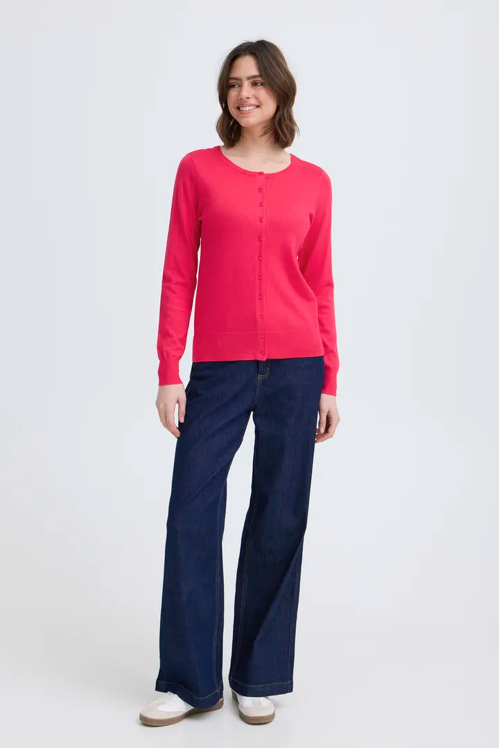 Zubasic Cardigan, Virtual Pink