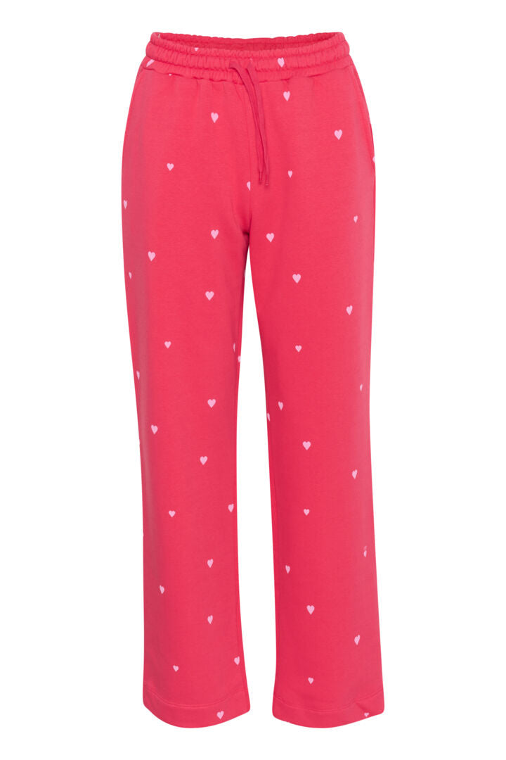 Dagna Sweat Pant, Viva Magenta Bonbon Hearts