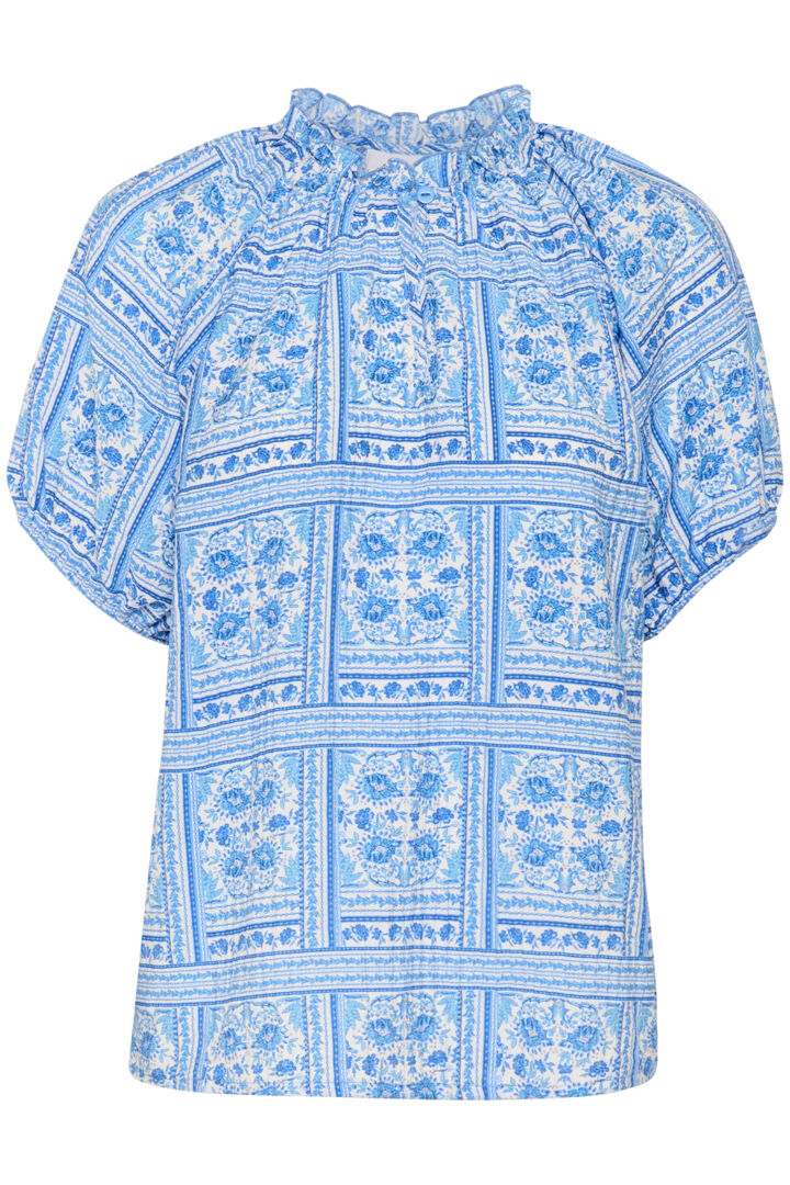 Kaisa Blouse, Campanula Paisley Squares