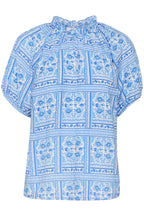 Kaisa Blouse, Campanula Paisley Squares