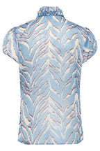 Lilja Crinkle Short Sleeved Shirt, Allure Nature Strokes