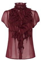 Lilja Crinkle Short Sleeved Shirt, Port Royale