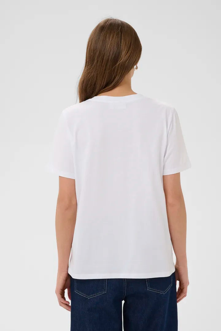 Loria Tee Shirt, Bright White