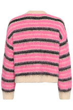 Olma Cardigan, Peony Orchid Stripes