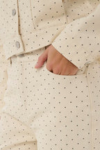 Patricia Jeans, Turtledove Black Tiny Dots