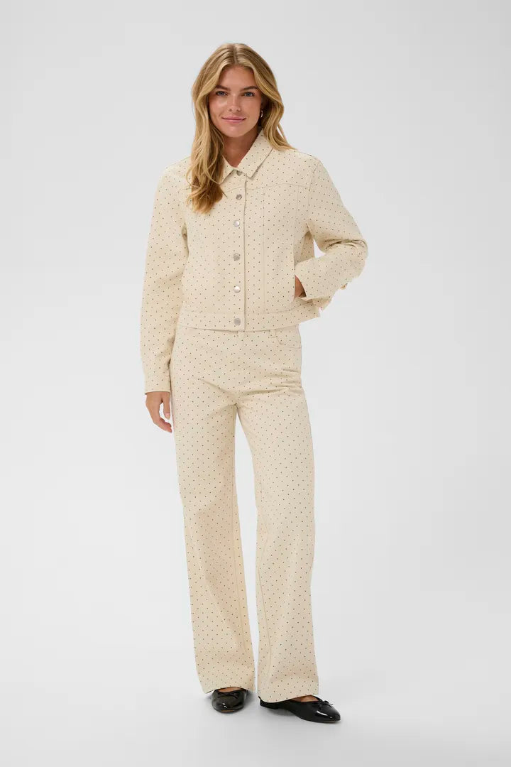 Patricia Jeans, Turtledove Black Tiny Dots