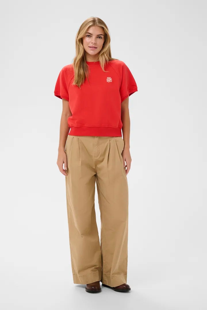 Paulette Sweatshirt, Valiant Poppy