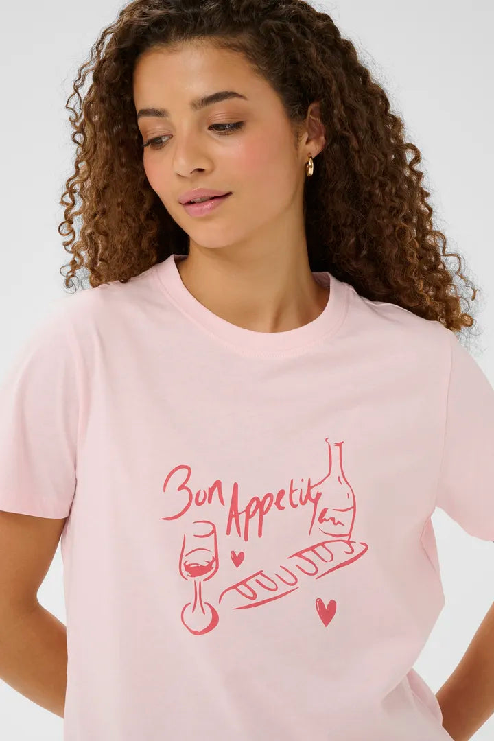 Pemilio Tee Shirt, Barely Pink