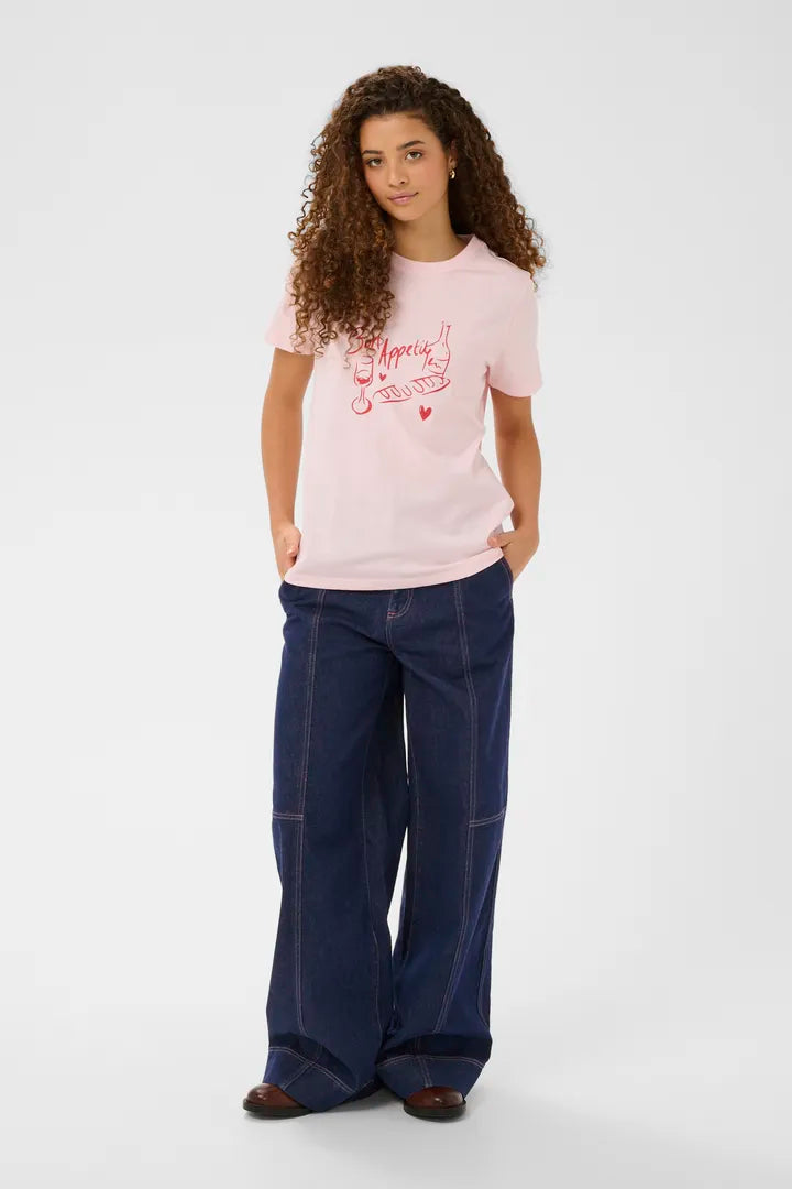 Pemilio Tee Shirt, Barely Pink