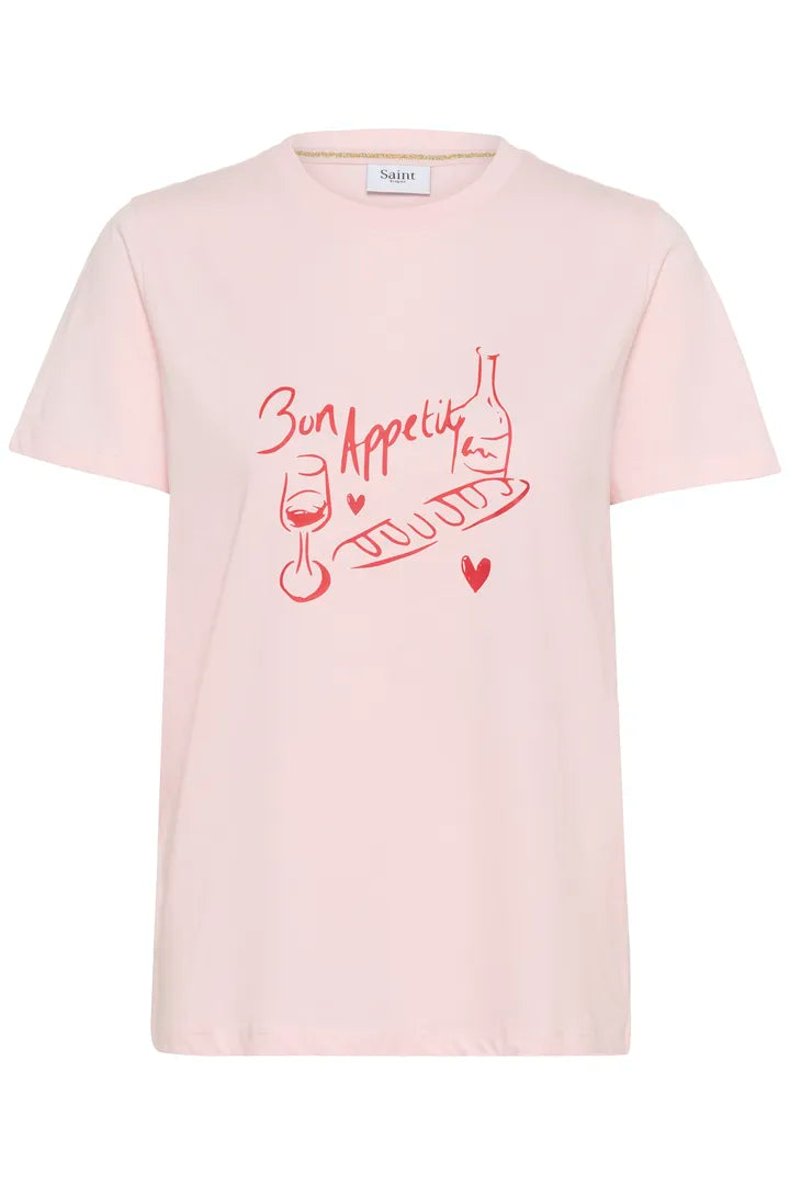 Pemilio Tee Shirt, Barely Pink