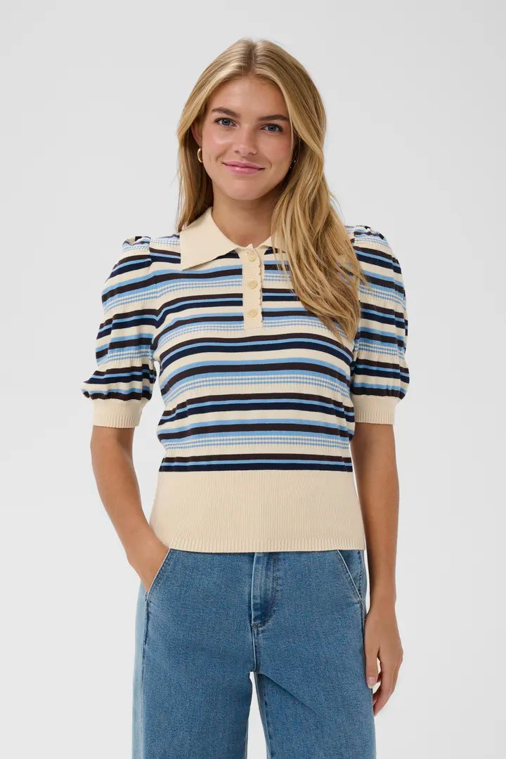 Phillia Pullover Top, Allure Multi-Stripe