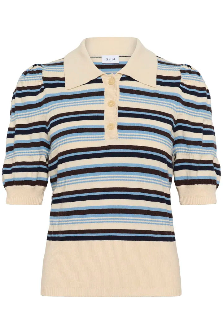 Phillia Pullover Top, Allure Multi-Stripe