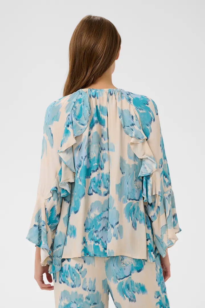 Pollyana Blouse, Allure Shaded Flower