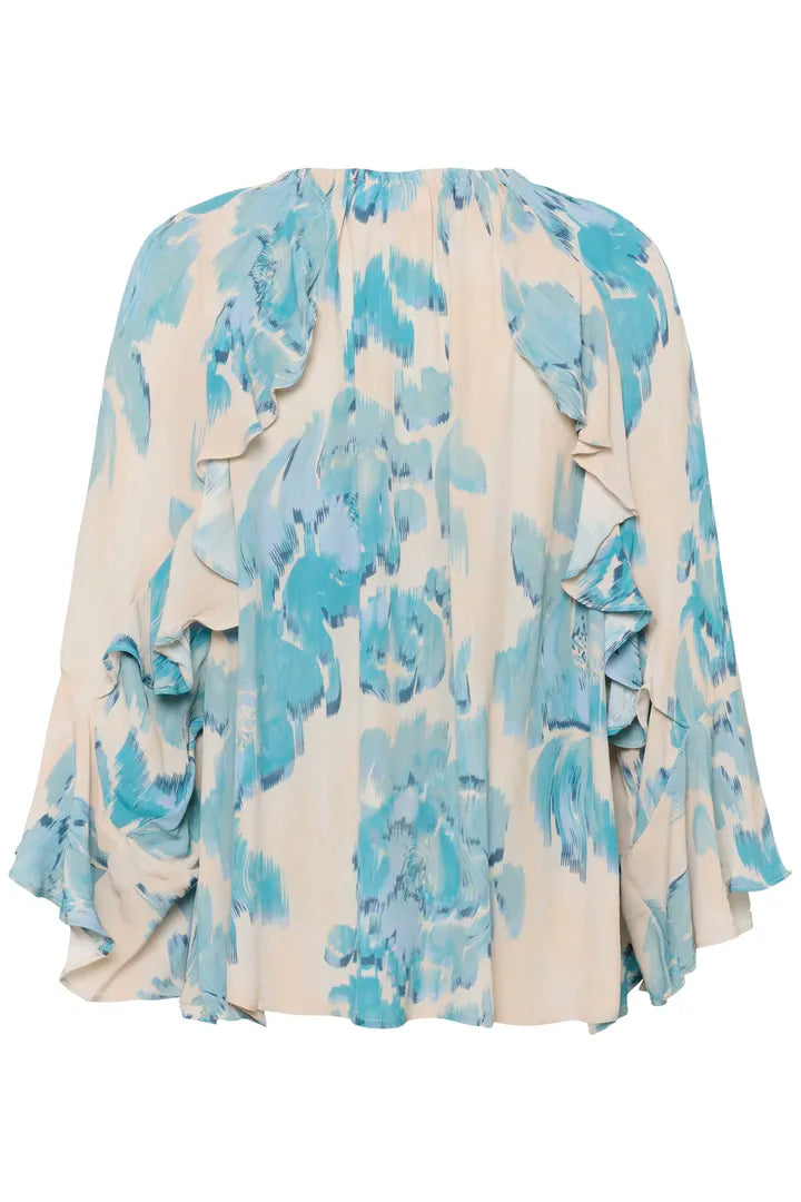 Pollyana Blouse, Allure Shaded Flower