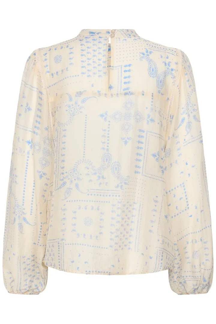 Sebastiana Blouse, Campanula Paisley Mosaic