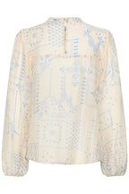 Sebastiana Blouse, Campanula Paisley Mosaic