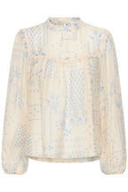 Sebastiana Blouse, Campanula Paisley Mosaic