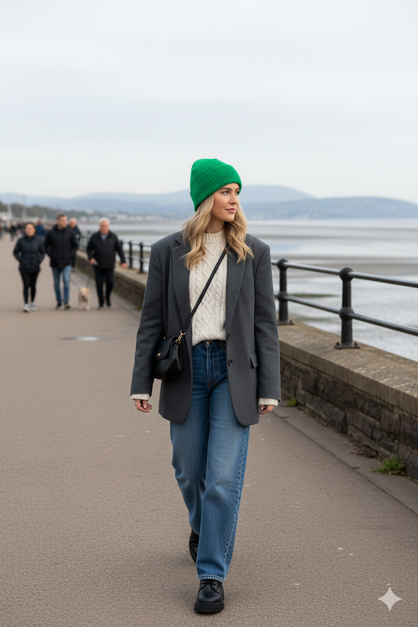 Trixie Beanie, Verdant Green
