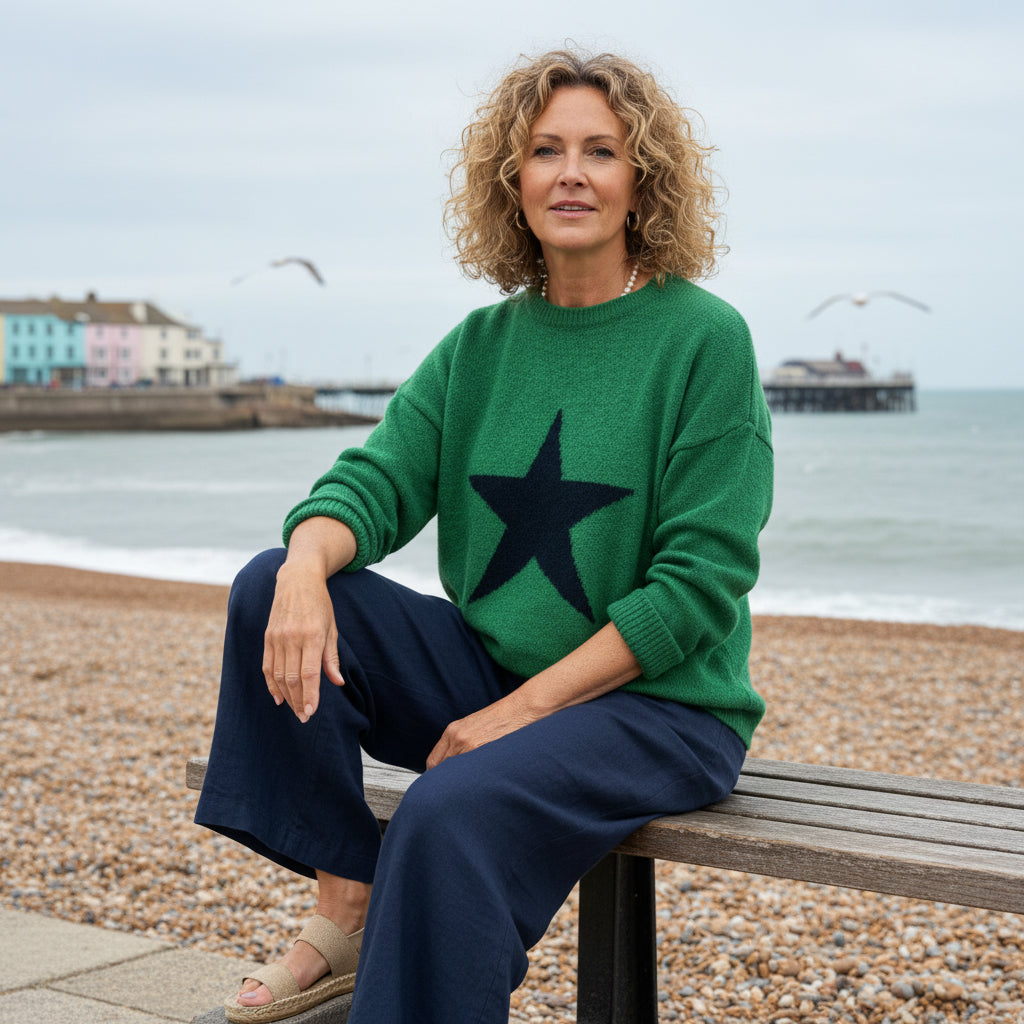 Effie Jumper, Bright Green