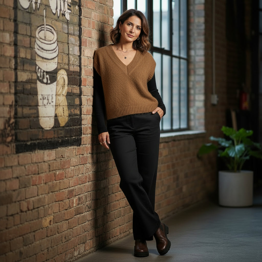 Julie Lofty Tank, Mocha