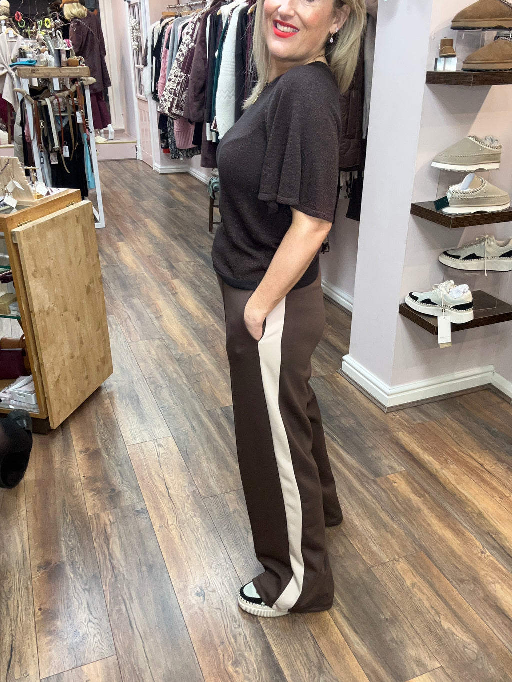 Lola Trouser, Chocolate & Cream