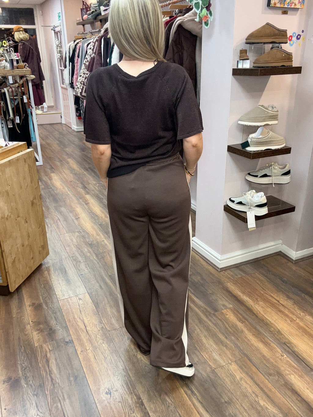 Lola Trouser, Chocolate & Cream