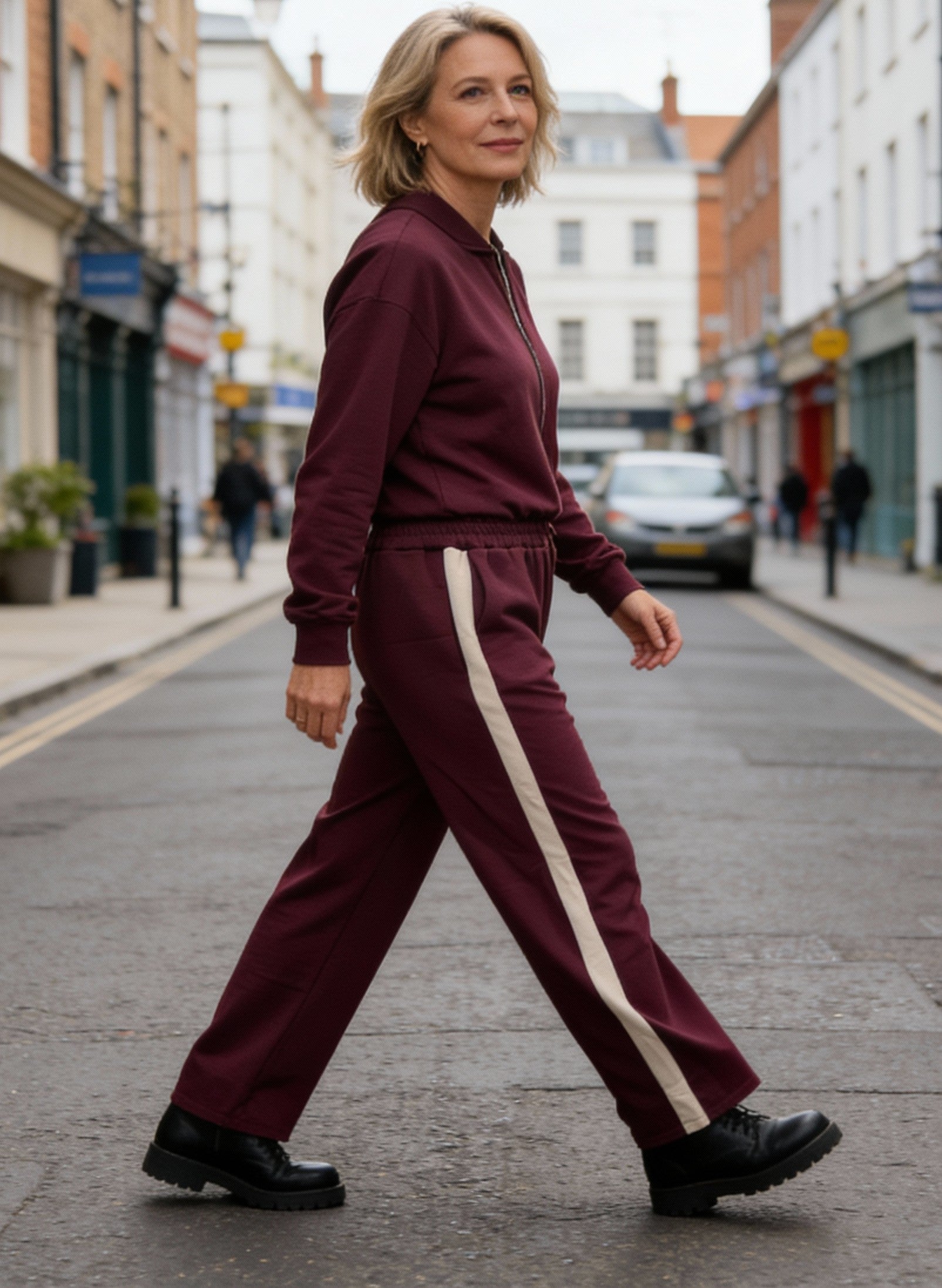 Lola Trouser, Burgundy