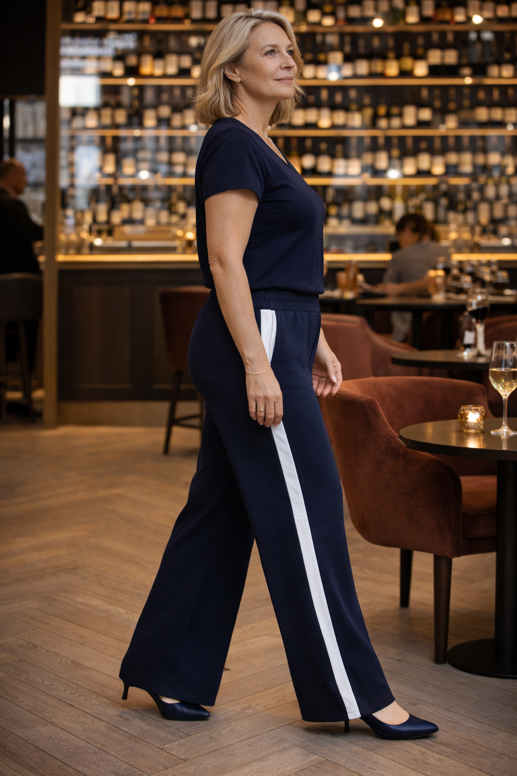 Lola Trouser, Navy Blue