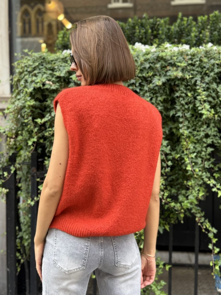 Julie Lofty Tank, Burnt Orange