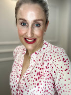 Maggie Blouse, Pink Spot