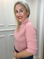 Mason Knit Sweater, Baby Pink