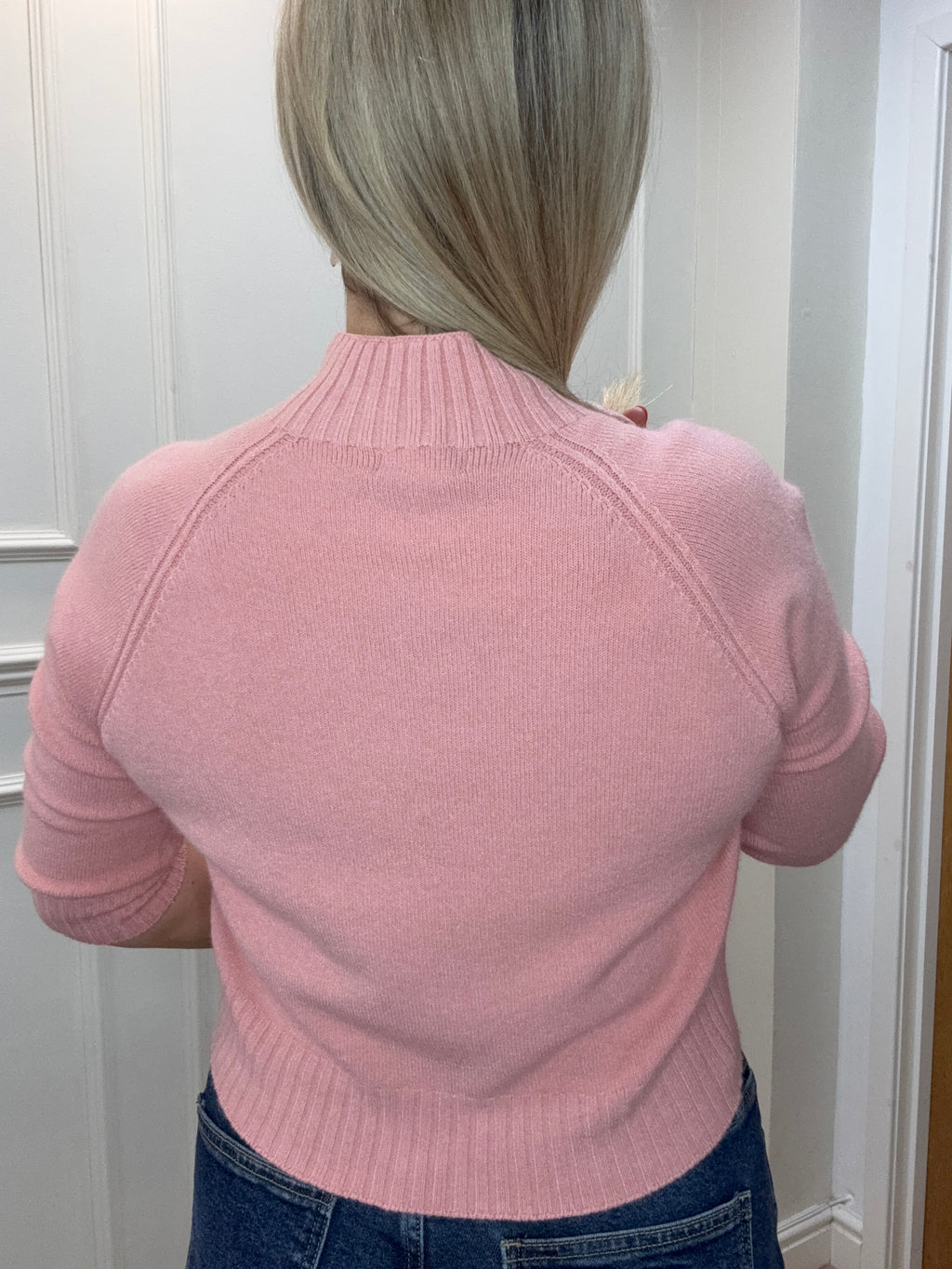 Mason Knit Sweater, Baby Pink