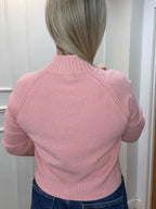 Mason Knit Sweater, Baby Pink