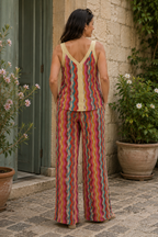 Prady Co-Ord Set, Sunset Wave